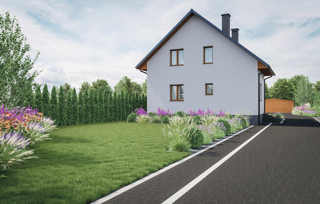 Projektowanie i zakładanie ogrodów // wizualizacje 3D