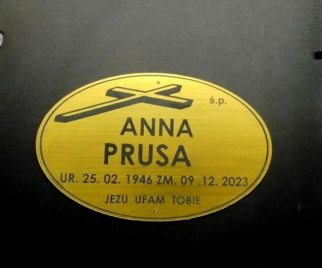 Tabliczka nagrobna naklepsza jakość