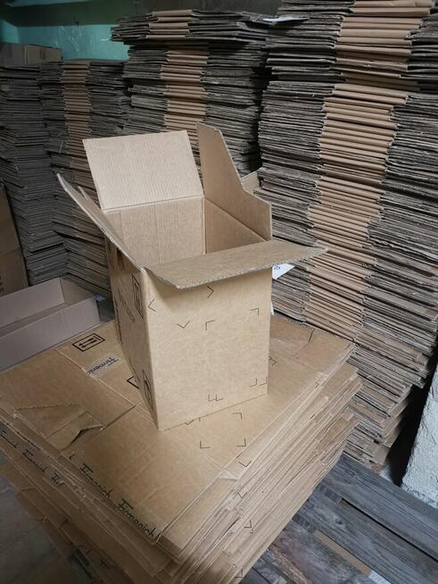 Kartony używane 33x21x45 5w opakowania paczkomat wysyłki