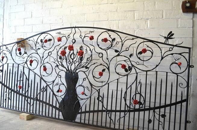 Kuta brama, kowalstwo , kuty płot , ogrodzenie