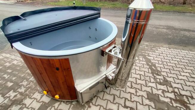 Balia ogrodowa Bania Beczka BE Ø 2m SPA LED 12 dysz