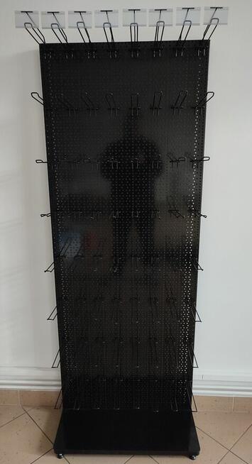 Stojak, stend, ścianka perforowana metalowa