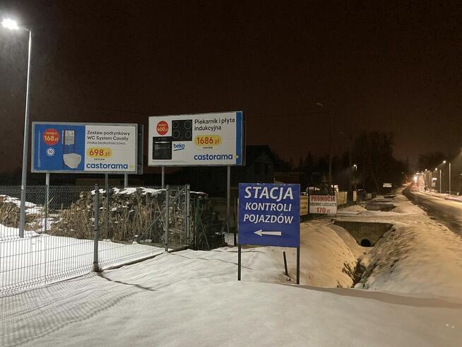 Baner reklamowy na wynajem