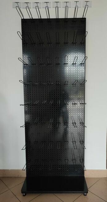 Stojak, stend, ścianka perforowana metalowa