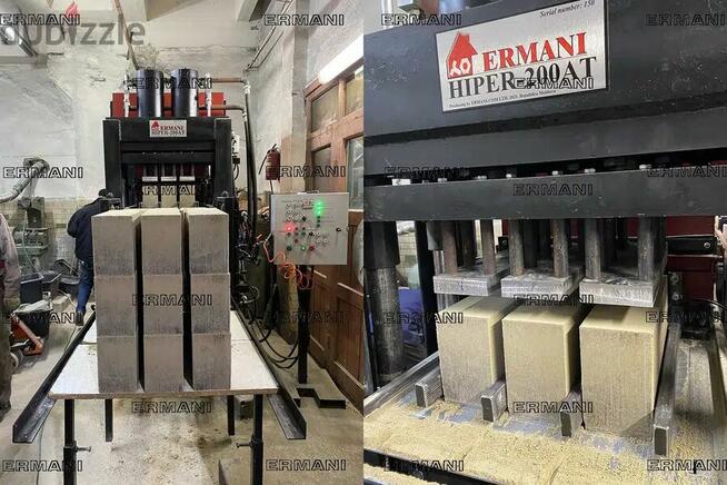 Prasa Hiper-200AT -do produkcji cegieł, bloczków, kostki bru