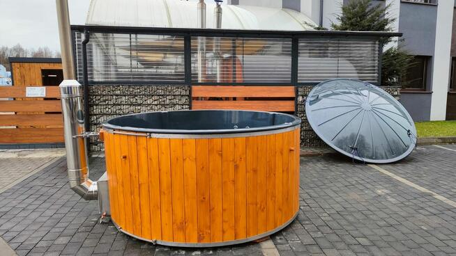 Balia ogrodowa Bania Beczka BE Ø 2m SPA LED 12 dysz
