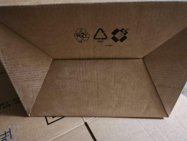 Kartony używane 33x21x45 5w opakowania paczkomat wysyłki