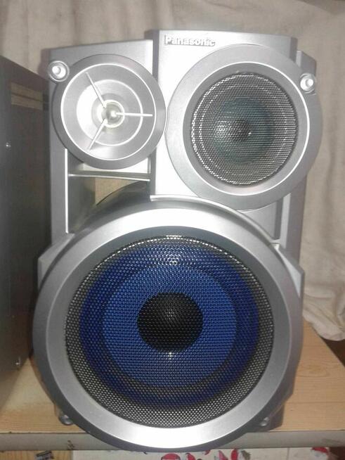Wieża stereo PANASONIC moc 2x150W 5CD RDS stan b dobry