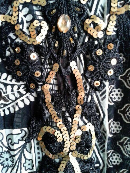 Ozdobna tunika boho-orient