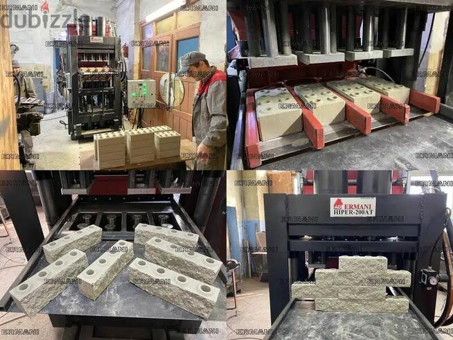 Prasa Hiper-200AT -do produkcji cegieł, bloczków, kostki bru