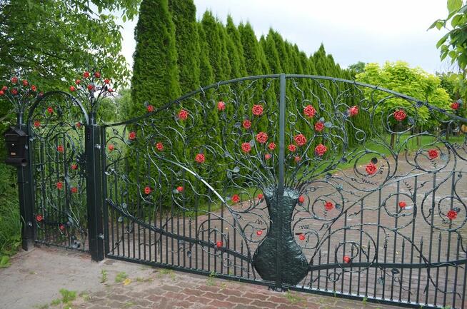 Kuta brama, kowalstwo , kuty płot , ogrodzenie