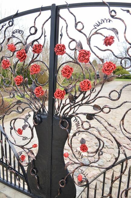 Kuta brama, kowalstwo , kuty płot , ogrodzenie