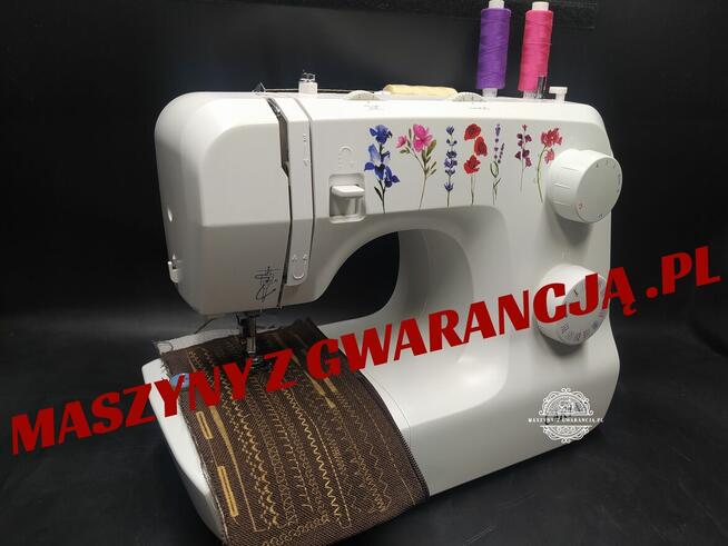 Maszyna do szycia CARINA Jersey, skóra, jeans ,laycra 12 MSC