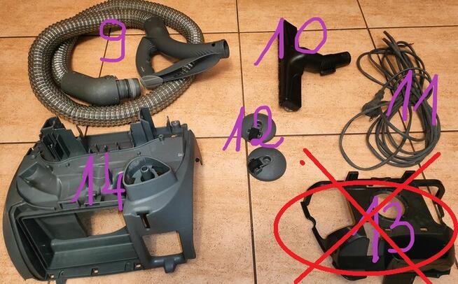 Zelmer Jupiter TYP 4000.0.K58H P 2000W-odkurzacz / części !