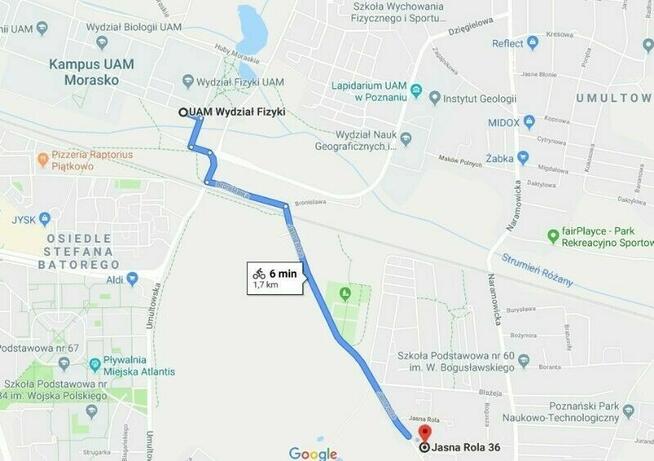 2-pok mieszkanie z widokiem, blisko Kampus UAM, Naramowice