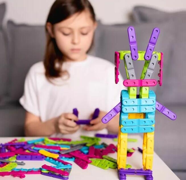 Meli Mublo Klocki Paseczki Konstrukcyjne 50el.