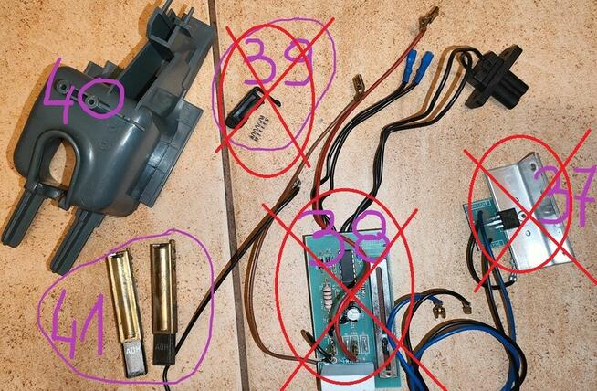 Zelmer Jupiter TYP 4000.0.K58H P 2000W-odkurzacz / części !