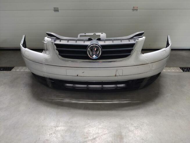 Zderzak VW Touran 1t srebrny ze spryskiwaczami