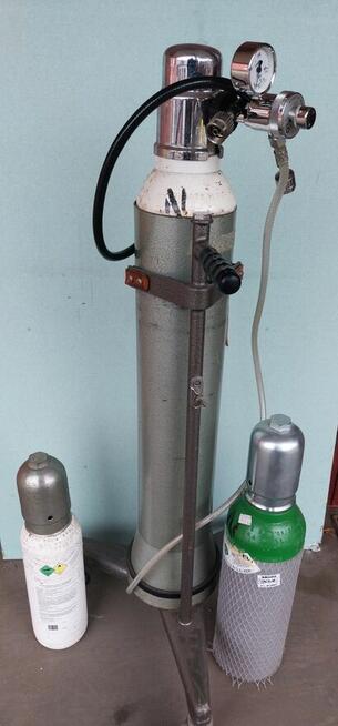 Sprzedam Komplet Butli do Spawania z Reduktorem i Wózkiem
