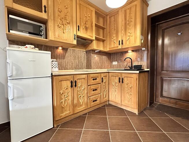 Ap. Hruby Regiel, widok, kominek, wiosna Zakopane