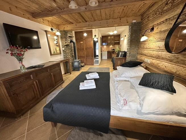 Ap.Dol.Chochołowska, Kościelisko, widok, kominek, termy