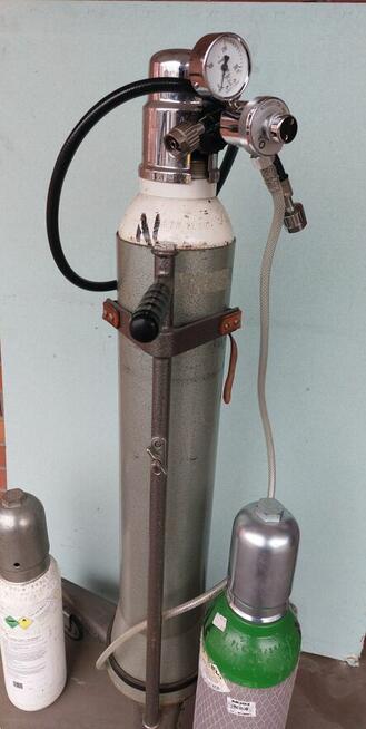 Sprzedam Komplet Butli do Spawania z Reduktorem i Wózkiem