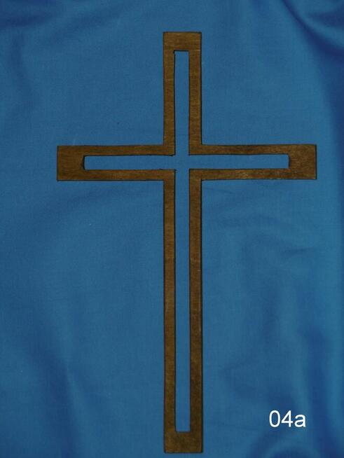 Krzyż drewniany ręcznie wykonany Hand made wiszący