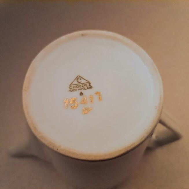 Porcelanowy Serwis do kawy z Chodzieży lata 70.