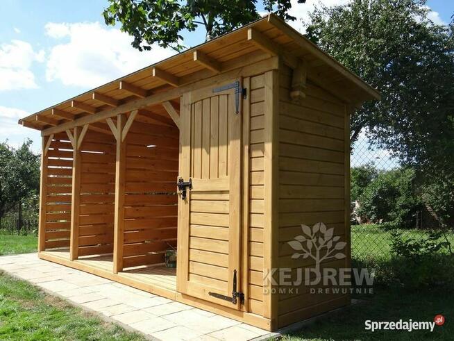 Śmietnik drewniany, śmietnik ogrodowy, wiata śmietnikowa