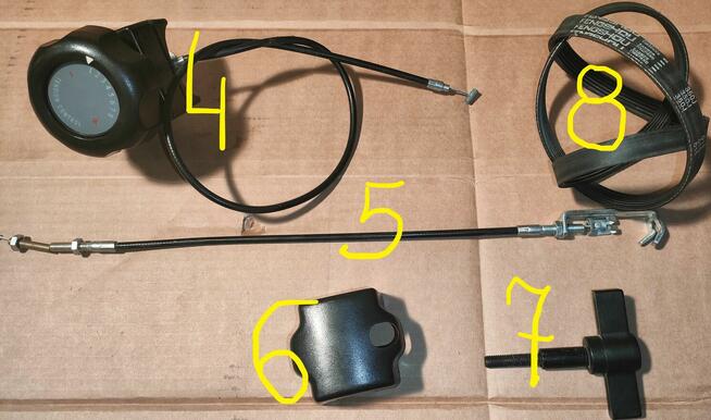 Rower stacjonarny magnetyczny HERTZ - NA CZĘŚCI !!!