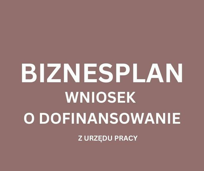 Biznesplan- wzór wniosku o dofinansowanie z UP