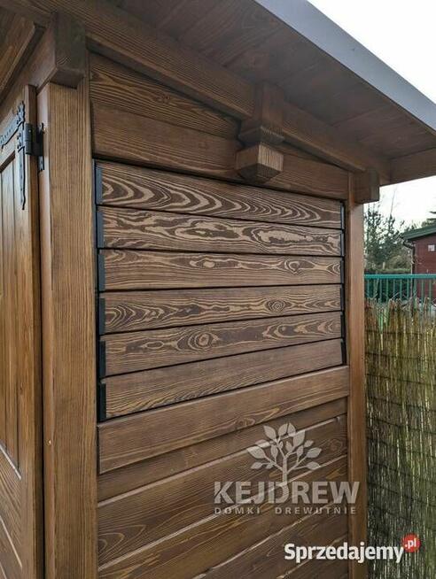 Śmietnik drewniany, śmietnik ogrodowy, wiata śmietnikowa