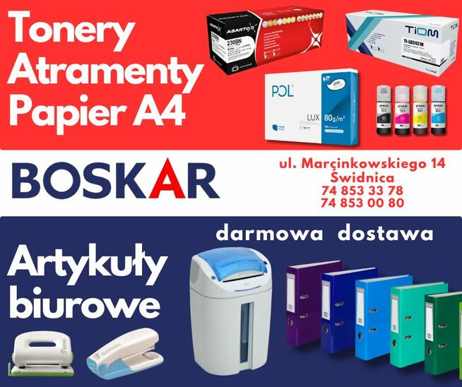 ARTYKUŁY BIUROWE | TONERY | PAPIER KSERO