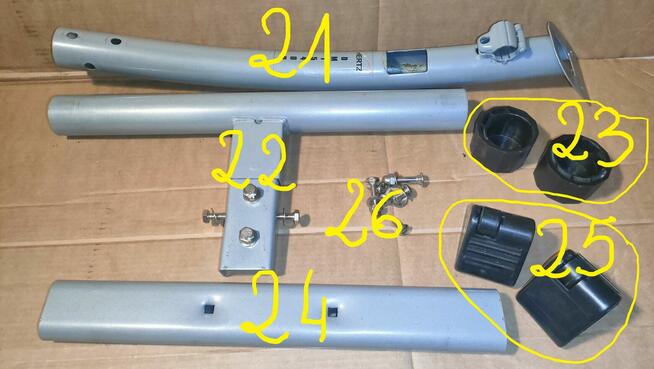 Rower stacjonarny magnetyczny HERTZ - NA CZĘŚCI !!!