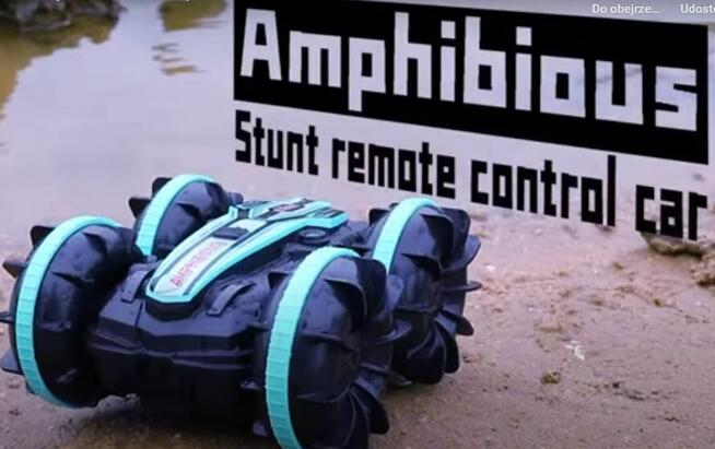 Samochód sterowany Gestami Amfibia Pływający Pilot Opaska