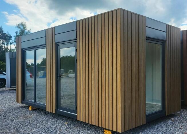 Pawilon Biurowy Kontener Handlowy Usługowy Salon 10x3 z wc