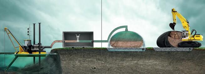 ODWADNIANIE OSADU, AMFIBIA, REFULER, ODMULANIE, KOSZENIE