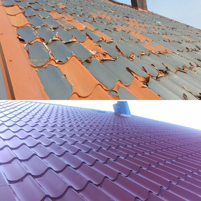 Malowanie mycie Dachów pokryć dachowych WYCENA GRATIS