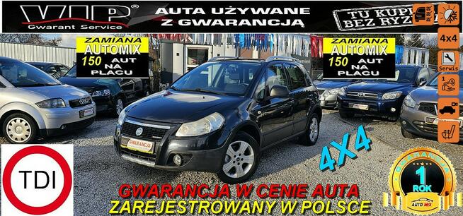 Fiat Sedici 4X4 , N.Rozrząd 1.9 Multijet 4x4 Dynamic ,Kamery , Możliwa zamiana