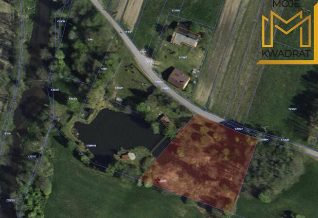 Malownicza działka ze stawem i warunkami zabudowy