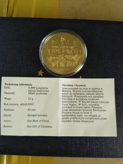 55. Medal okolicznościowy narodziny Chrystusa