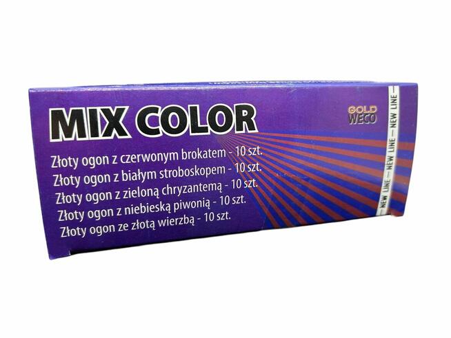 RACE PISTOLETOWE KOLOROWE MIX COLOR GWR30 GOLD WECO 50 SZTUK