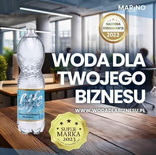 Woda mineralna 1,5 l. na paletach dla firm i biznesu