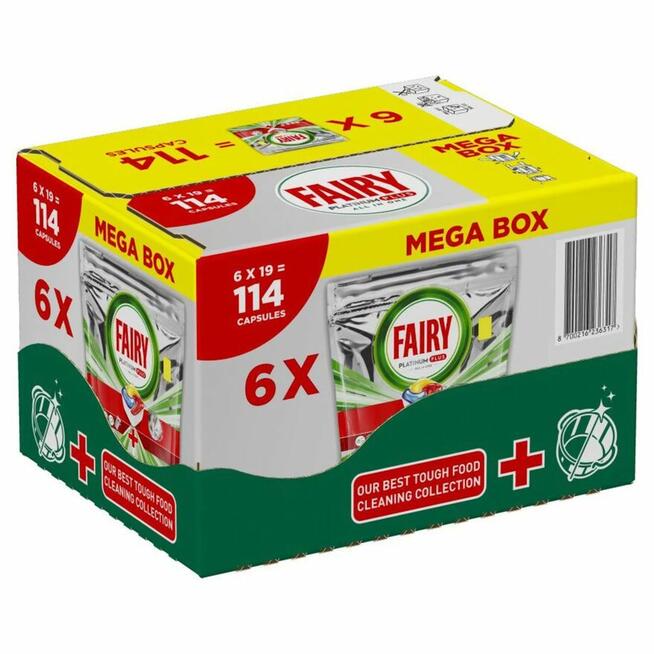 Kapsułki do zmywarki Fairy 114 szt ! NOWE!