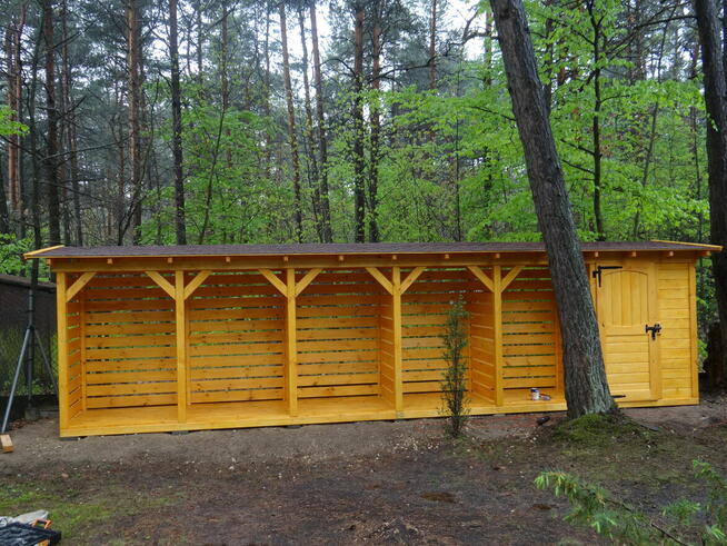 Drewutnia na drewno, drewutnia na drzewo, drewutnie