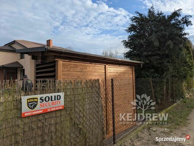 Śmietnik drewniany, śmietnik ogrodowy, wiata śmietnikowa