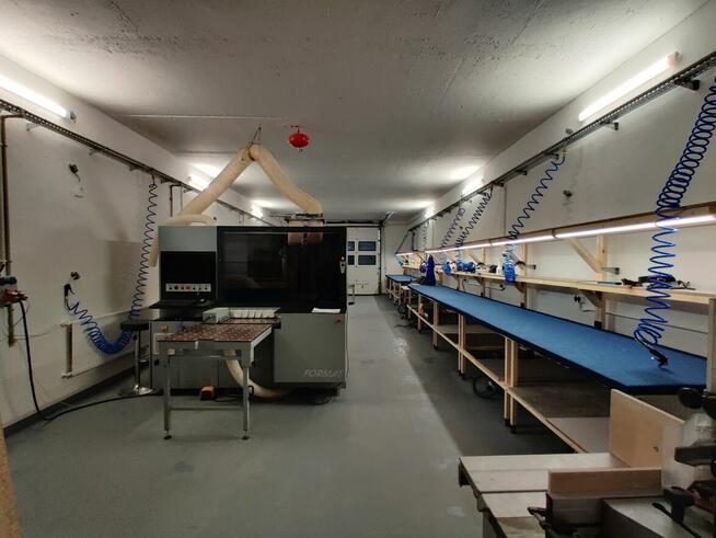 Hala produkcyjna, magazyn, 480 + 280 + 70 m2, działka 2717