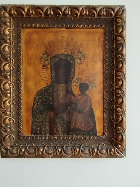 Sprzedam ikonę Matki Boskiej częstochowskiej z dzieciątkiem