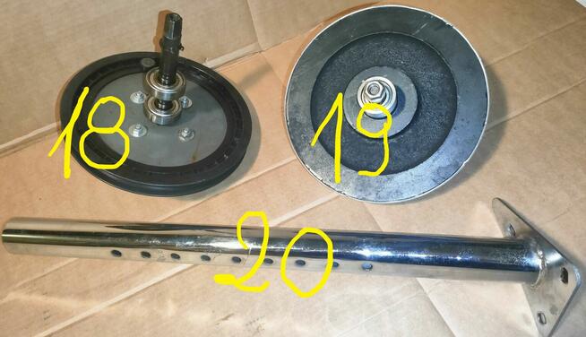 Rower stacjonarny magnetyczny HERTZ - NA CZĘŚCI !!!