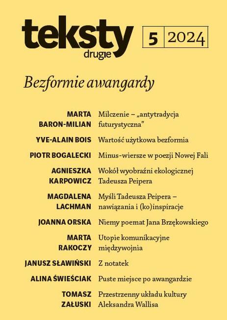 Teksy drugie i Teksty